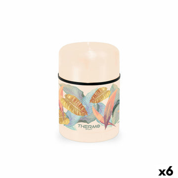Thermoskanne für Lebensmittel ThermoSport Bettlaken Beige 600 ml (6 Stück)