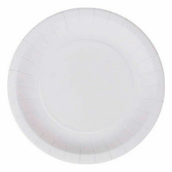 Geschirr-Set Algon Einwegartikel Pappe Weiß 25 Stücke 20 cm (36 Stück)