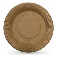 Geschirr-Set Algon Einwegartikel Kraftpapier 3 Stücke 28 cm (24 Stück)