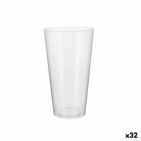 Mehrweg-Gläser-Set Algon Kunststoff Durchsichtig 10 Stücke 450 ml (32 Stück)