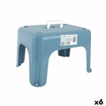 Hocker Tontarelli Dumbo Blau 38 x 30 x 24 cm Mit Griff (6 Stück)