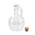 Ölfläschchen La Mediterránea Durchsichtig Kork Glas 350 ml (24 Stück)