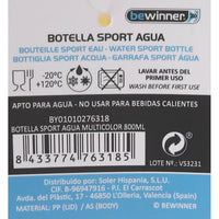 Wasserflasche Bewinner Bunt 800 ml 7,5 x 23,5 cm (12 Stück)
