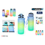 Wasserflasche Bewinner Bunt 800 ml 7,5 x 23,5 cm (12 Stück)