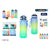Wasserflasche Bewinner Bunt 800 ml 7,5 x 23,5 cm (12 Stück)
