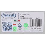 Mülleimer mit Pedal Tontarelli Idea Grau 24 L (4 Stück)