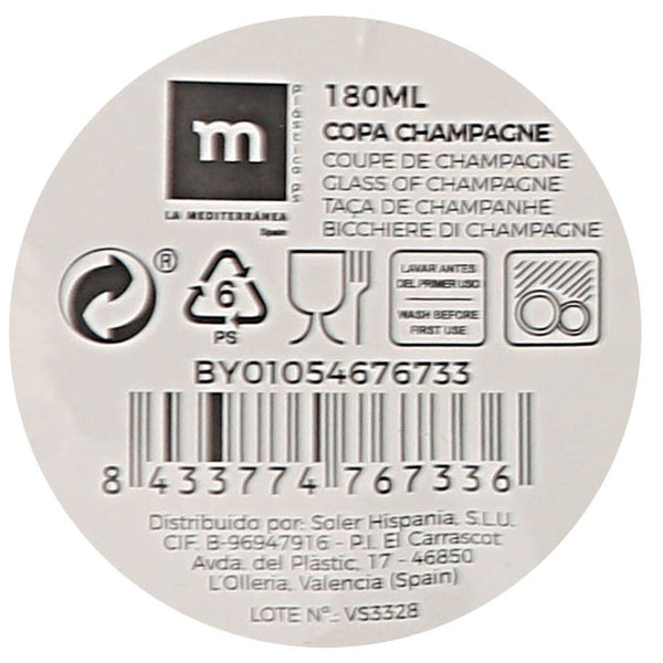 Champagnerglas La Mediterránea (24 Stück)