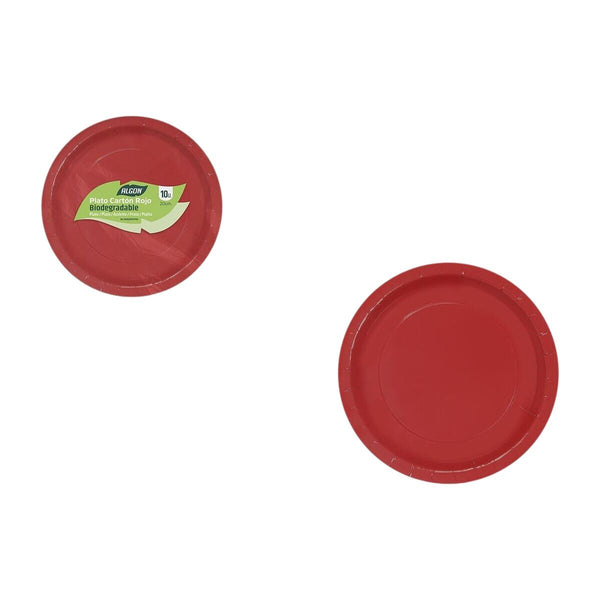 Geschirr-Set Algon Rot 20 cm 10 Stücke (24 Stück)
