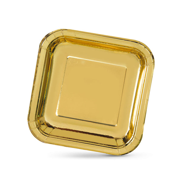 Geschirr-Set Algon Gold 23 cm 10 Stücke (18 Stück)