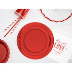 Geschirr-Set Algon Rot 23 cm 10 Stücke (18 Stück)
