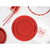 Geschirr-Set Algon Rot 23 cm 10 Stücke (18 Stück)