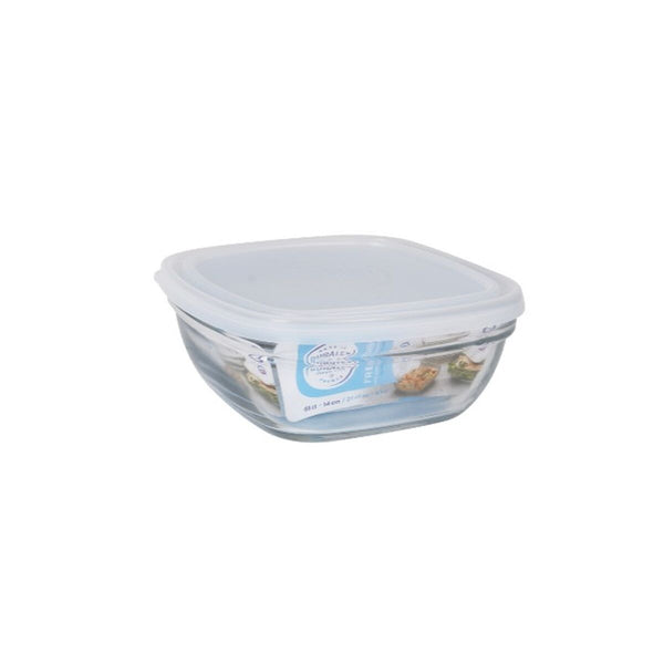 Lunchbox Duralex Weiß Durchsichtig 610 ml (12 Stück)