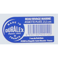 Flacher Teller Duralex Beau rivage Ø 23,5 cm (48 Stück)