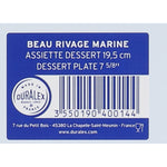 Dessertteller Duralex Beau rivage Ø 19,5 cm (48 Stück)