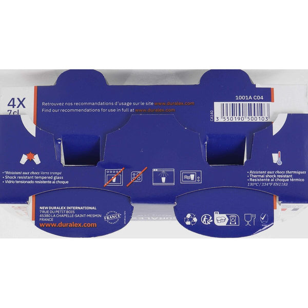 Gläserset Duralex Amalfi 70 ml 4 Stücke (12 Stück)