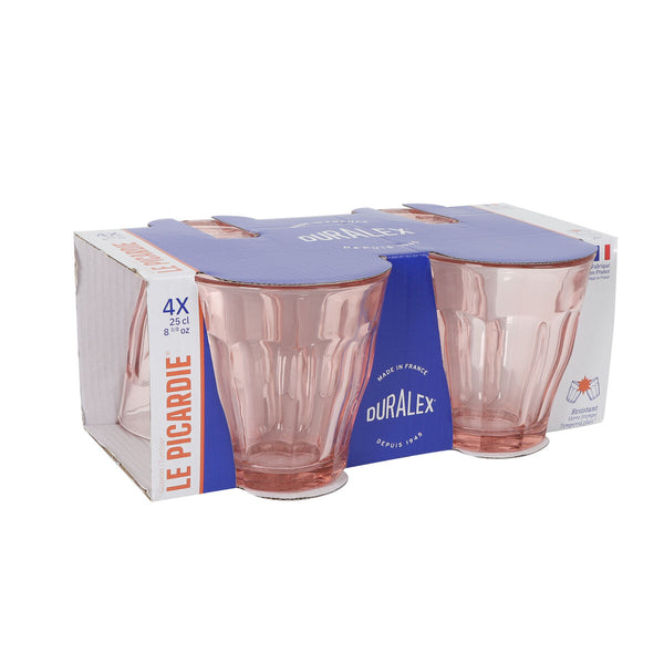 Gläserset Duralex Picardie Rosa 250 ml 4 Stücke (12 Stück)