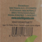 Geschirr-Set Algon Braun 22 cm 10 Stücke (24 Stück)