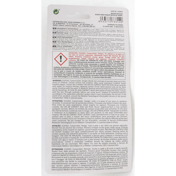 Sekundenkleber Bricotech Super 5000 10 g (24 Stück)