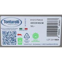 Papierkorb Tontarelli Aurora Grau 55 L (6 Stück)