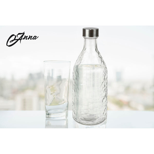 Glas-Flasche La Mediterránea Metall Glas 1 L (12 Stück)