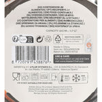 Lunchbox hermetisch MasterChef Grau Durchsichtig kreisförmig 640 ml (6 Stück)