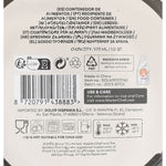 Lunchbox hermetisch MasterChef Grau Durchsichtig kreisförmig 970 ml (6 Stück)