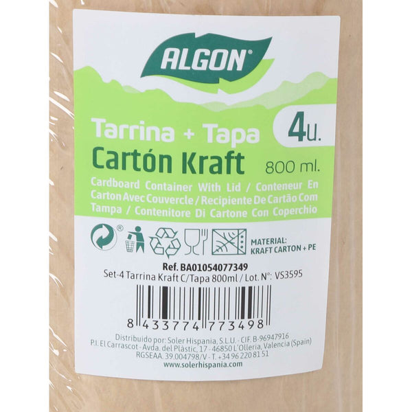 Geschirr-Set Algon 800 ml 4 Stücke (12 Stück)