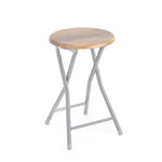 Hocker Confortime Holz Metall 30 x 30 x 46 cm (6 Stück)