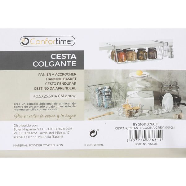 Küchenregalkorb Confortime 40,5 x 25,5 x 14 cm (12 Stück)