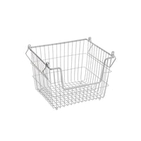 Mehrzweckkorb Confortime Grau Metall 32 x 27 x 23 cm (6 Stück)
