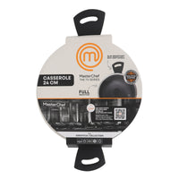 Topf mit Deckel MasterChef 24 cm (4 Stück)