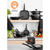 Pfannenset MasterChef 24 cm 20 cm (4 Stück)
