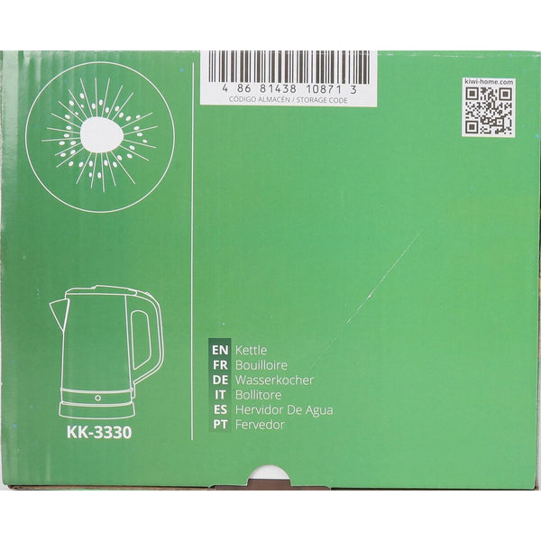 Wasserkocher Kiwi Stahl 1800 W 1,7 L (4 Stück)