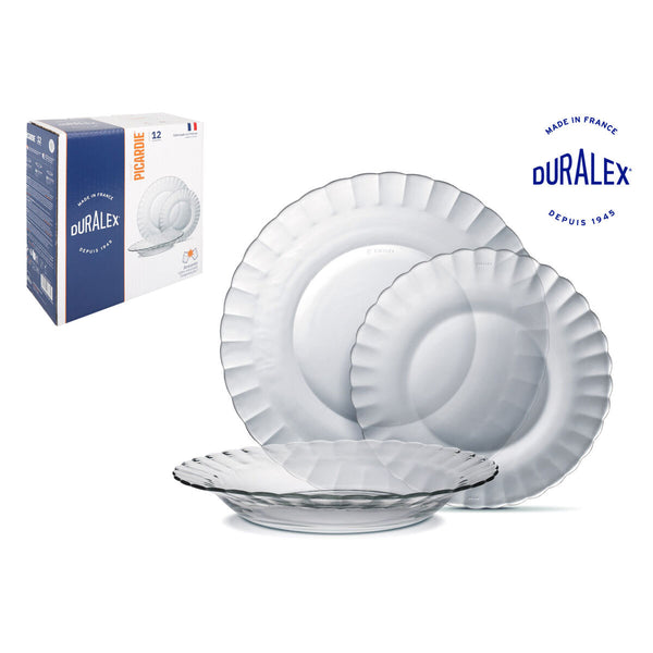 Geschirr Duralex Picardie Durchsichtig 12 Stücke (2 Stück)