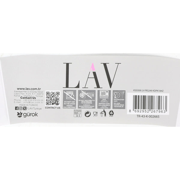 Lunchbox hermetisch LAV Blau Durchsichtig 1,15 L (8 Stück)