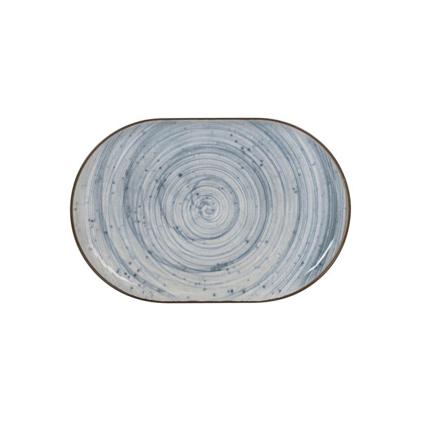 Kochschüssel La Mediterránea Swirl Oval 30 x 20 x 2,5 cm (12 Stück)