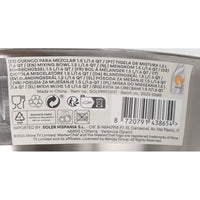 Schüssel MasterChef Edelstahl 1,2 L 19 x 7,5 cm (24 Stück)