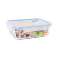 Lunchbox hermetisch Quttin Boho Durchsichtig rechteckig 1,5 L (6 Stück)