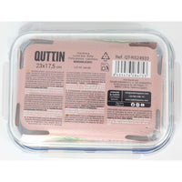 Lunchbox hermetisch Quttin Boho Durchsichtig rechteckig 1,5 L (6 Stück)