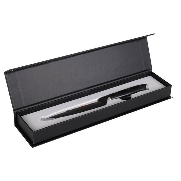 Küchenmesser Quttin Damaskus Schwarz Silberfarben 12 cm (2 Stück)