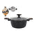 Topf mit Deckel MasterChef 28 cm 2,5 mm (4 Stück)