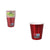 Gläserset Algon Rot 200 ml 10 Stücke (18 Stück)