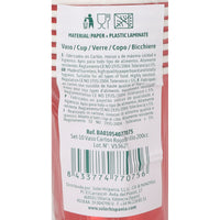 Gläserset Algon Rot 200 ml 10 Stücke (18 Stück)