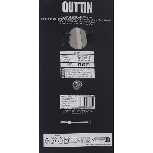 Kräuterschere Quttin Pro 21 cm (6 Stück)