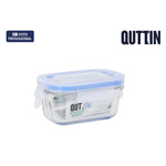 Lunchbox Inde Quttin rechteckig 120 ml 11 x 8 x 5,1 cm (24 Stück)
