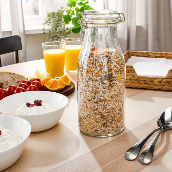 Glas-Flasche La Mediterránea Glas 2 L (6 Stück)