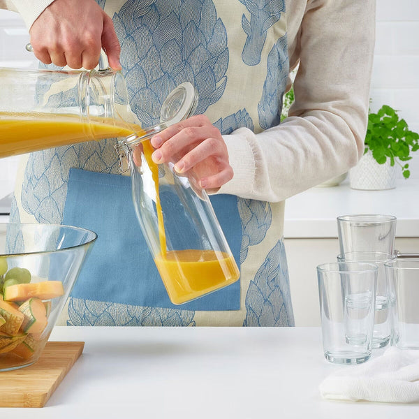 Glas-Flasche La Mediterránea Glas 2 L (6 Stück)