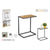 Beistelltisch Confortime Braun Schwarz 40 x 25 x 50 cm (3 Stück)