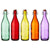 Glas-Flasche La Mediterránea Glas 1 L (12 Stück)