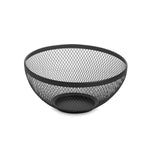Obstschale Confortime Schwarz Metall 26 x 12,5 cm (12 Stück)